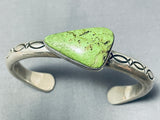 Important Vintage Native American Navajo Al Jake Orvil Jack Turquoise Sterling Silver Bracelet-Nativo Arts