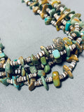Native American Gorgeous Vintage Santo Domingo Royston Old Kingman Turquoise Necklace-Nativo Arts