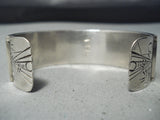 Important Vintage Native American Navajo Victor Moses Begay Turquoise Sterling Silver Bracelet-Nativo Arts