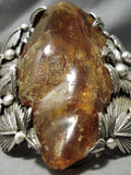 Best Real Authentic Amber Sterling Silver Native American Bracelet-Nativo Arts