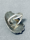 Stunning Vintage Native American Navajo Royston Turquoise Sterling Silver Ring-Nativo Arts