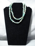Tremendous Santo Domingo Royston Turquoise Necklace Native American-Nativo Arts