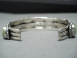 Signed Vintage Native American Navajo Royston Turquoise Sterling Silver Bracelet-Nativo Arts