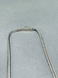 Important Ray Tracey Vintage Native American Navajo Turquoise Sterling Silver Necklace-Nativo Arts