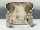 Towering Museum Vintage Native American Navajo Turquoise Sterling Silver Bracelet-Nativo Arts