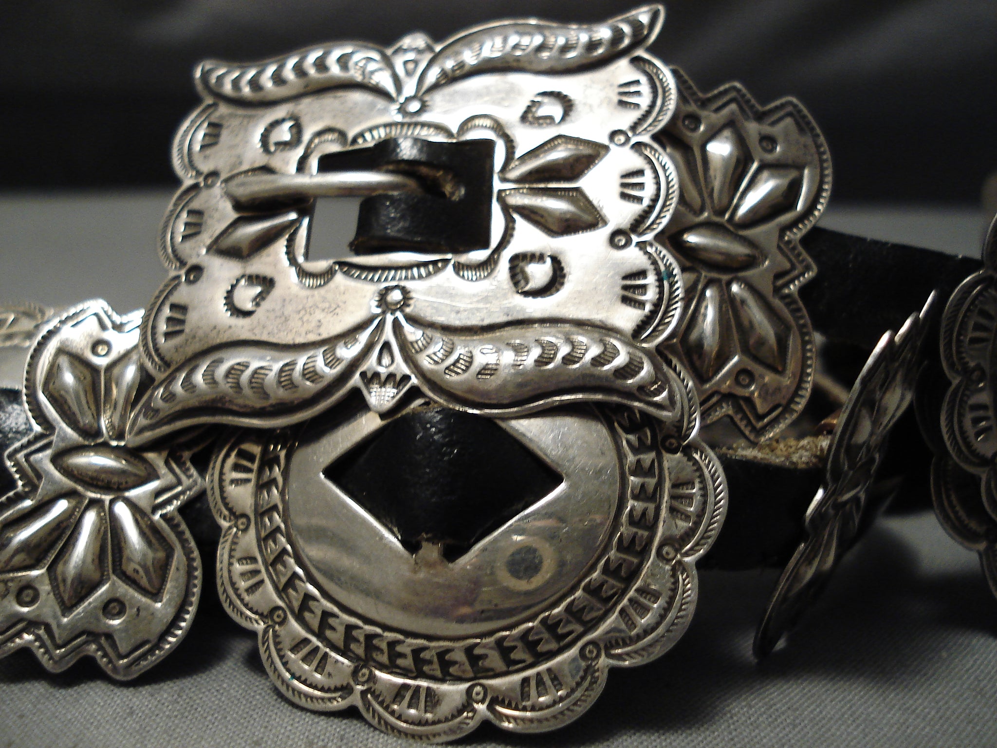 Best Vintage Native American Navajo Wear In Links Sterling Silver 