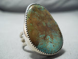 Colossal Vintage Native American Navajo Royston Turquoise Sterling Silver Ring-Nativo Arts