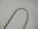 Detailed!! Intricate Vintage Navajo Sterling Silver Native American Necklace Old-Nativo Arts
