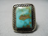 Stunning Vintage Navajo Royston Sterling Silver Ring Native American-Nativo Arts
