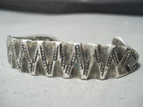 Very Early Ingot Silver Native American Navajo Snake Bracelet-Nativo Arts