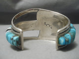 Charles Loloma's Student Vintage Native American Navajo Turquoise Sterling Silver Bracelet-Nativo Arts