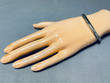 Incredible Vintage Native American Navajo Triangular Sterling Silver Bracelet-Nativo Arts