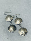Unique Native American Navajo 4 Silver Mercury Dimes 1941 Earrings-Nativo Arts