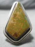 Fantastic Vintage Native American Navajo Royston Turquoise Sterling Silver Ring Old-Nativo Arts