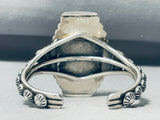 One Of The Most Unique Ever Vintage Native American Navajo Sterling Silver Swirl Bracelet-Nativo Arts