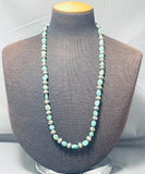 Marvelous Vintage Native American Navajo Royston Turquoise Sterling Silver Necklace-Nativo Arts