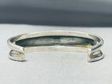 Native American Myra Nastacio Vintage Navajo Squared Royston Turquoise Sterling Silver Bracelet-Nativo Arts