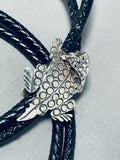 Unbelievable Native American Navajo Sterling Silver Toad Bolo-Nativo Arts