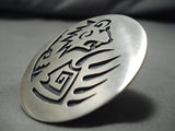 Amazing Vintage Hopi Native American Sterling Silver Ring Old-Nativo Arts