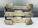 Native American One Of Most Unique Ever Vintage Navajo Turquoise Shell Sterling Silver Bracelet-Nativo Arts