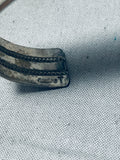 Wonderful Vintage Native American Navajo Sterling Silver Bracelet-Nativo Arts