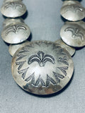 Authentic Vintage Native American Navajo Sterling Silver Necklace-Nativo Arts
