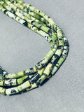 Native American Extremely Rare Authentic Santo Domingo Vintage Serpantine Necklace-Nativo Arts