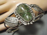 Incredible Vintage Native American Navajo Royston Turquoise Sterling Silver Bracelet-Nativo Arts