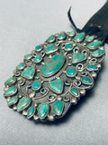 Very Important Vintage Native American Navajo Verdy Jake Turquoise Sterling Silver Concho Belt-Nativo Arts