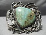 Newsworthy Vintage Native American Navajo Royston Turquoise Sterling Silver Bracelet Old-Nativo Arts