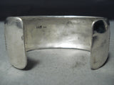 Dynamic Vintage Zuni Sterling Silver & 14k Gold Bracelet Native American Old-Nativo Arts
