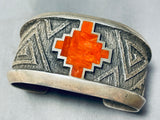 Rare Collab Aaron Anderson & Tommy Jackson!!! Native American Navajo Sterling Silver Bracelet-Nativo Arts