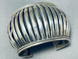 Native American One Of The Most Detailed All Sterling Silver Bracelet-Nativo Arts