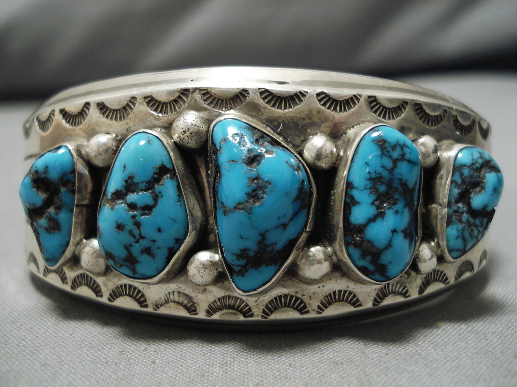 Important Vintage Native American Navajo Kee Joe Benally Turquoise