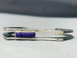 Important Vintage Native American Hopi Sugilite Sterling Silver Bracelet-Nativo Arts