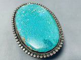 Museum Quality Vintage Native American Navajo Turquoise Sterling Silver Bracelet-Nativo Arts