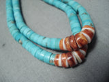 Fantastic Vintage Native American Navajo Old Kingman Royston Turquoise Jacla Necklace-Nativo Arts
