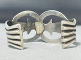 Bisbee Turquoise Rare Vintage Native American Navajo Sterling Silver Bracelet Old-Nativo Arts
