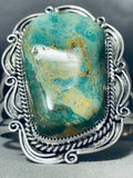 103 Grams Monster Native American Navajo Turquoise Sterling Silver Bracelet-Nativo Arts
