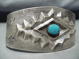 Rare Betsoi Family Native American Navajo Turquoise Sterling Silver Bracelet-Nativo Arts