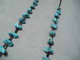 Marvelous Vintage Navajo Turquoise Necklace Native American Old-Nativo Arts