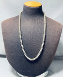 Exquisite Vintage Native American Navajo Sterling Silver Necklace-Nativo Arts