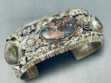 The Best Vintage Native American Navajo Boulder Turquoise Sterling Silver Bracelet-Nativo Arts