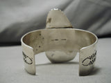 Huge Heavy Native American Navajo Ray Nez Native American Navajo Turquoise Sterling Silver Bracelet-Nativo Arts