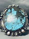 Important Benally Bros Vintage Native American Navajo Turquoise Sterling Silver Bracelet-Nativo Arts