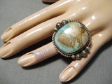 Native American Important Ben Begaye Vintage Royston Turquoise Sterling Silver Ring-Nativo Arts