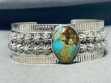 Exceptional Vintage Native American Navajo Royston Turquoise Sterling Silver Bracelet-Nativo Arts