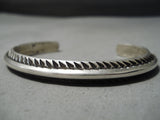 Detailed Vintage Laguna Sterling Silver Bracelet Native American-Nativo Arts