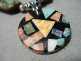 Native American Marvelous Vintage Santo Domingo Royston Turquoise Sterling Silver Necklace Old-Nativo Arts