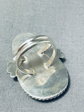 Very Important Native American Navajo Hogan Inlay Sterling Silver Ring-Nativo Arts